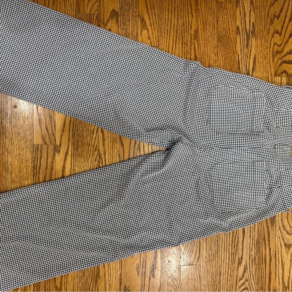 (Anthropologie) The Collette Houndstooth Crop Wide-Leg Pants by Maeve - Picture 10 of 10